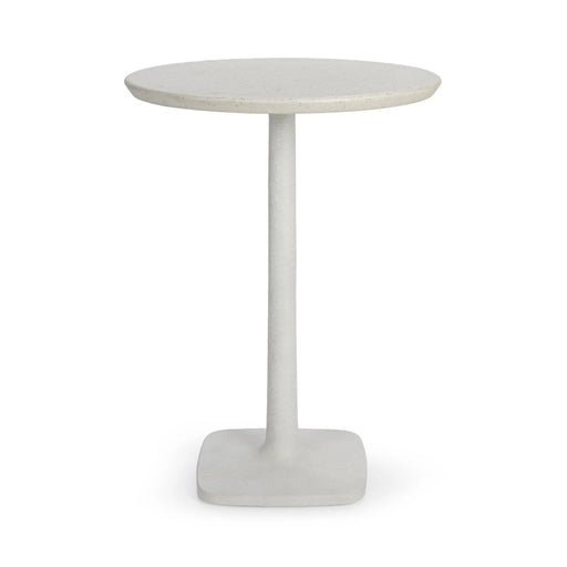 Classic Home - Paulina Outdoor 31" Round Bar Table in White - 51031824 - GreatFurnitureDeal