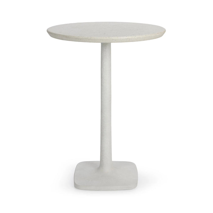 Classic Home - Paulina Outdoor 31" Round Bar Table in White - 51031824 - GreatFurnitureDeal