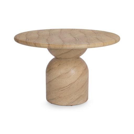 Classic Home - Portola Outdoor 47" Round Dining Table in Warm Sandstone - 51031825 - GreatFurnitureDeal