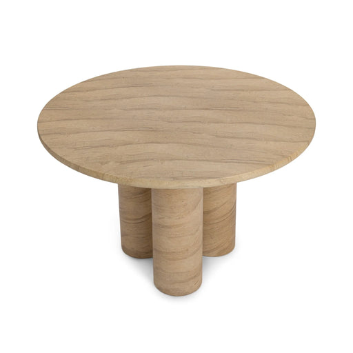 Classic Home - Niva Outdoor 47" Round Dining Table in Warm Sandstone - 51031826 - GreatFurnitureDeal