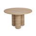 Classic Home - Niva Outdoor 47" Round Dining Table in Warm Sandstone - 51031826 - GreatFurnitureDeal