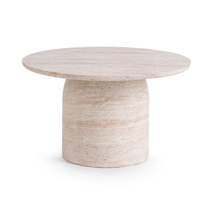 Classic Home - Sana Outdoor 30" Round Coffee Table in Capri Limestone - 51031830 - GreatFurnitureDeal