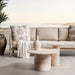 Classic Home - Sana Outdoor 30" Round Coffee Table in Capri Limestone - 51031830 - GreatFurnitureDeal