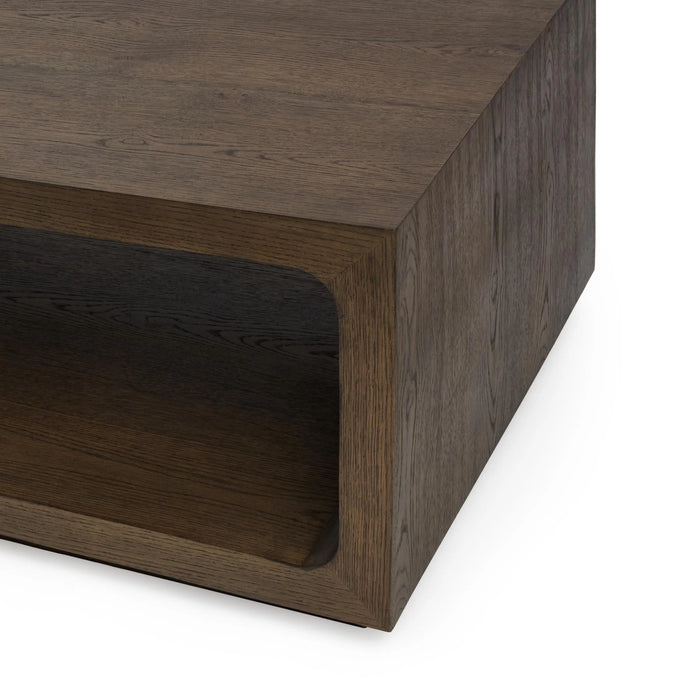 Classic Home - London 60" Coffee Table in Soft Cocoa - 51031835