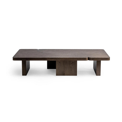 Classic Home - Melina 2 Piece 71" Coffee Table in Havana Brown - 51031858 - GreatFurnitureDeal