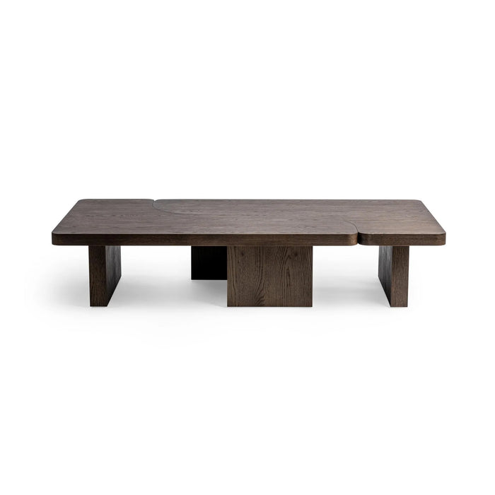 Classic Home - Melina 2 Piece 71" Coffee Table in Havana Brown - 51031858