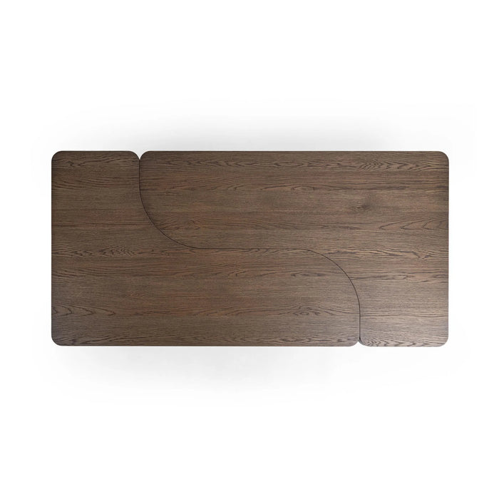 Classic Home - Melina 2 Piece 71" Coffee Table in Havana Brown - 51031858