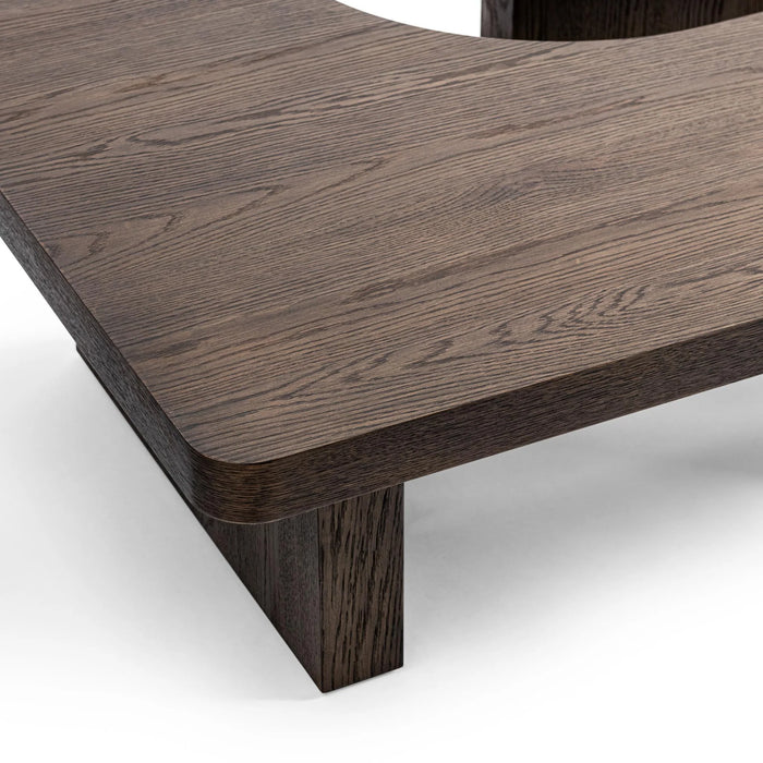 Classic Home - Melina 2 Piece 71" Coffee Table in Havana Brown - 51031858