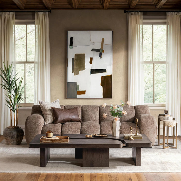Classic Home - Melina 2 Piece 71" Coffee Table in Havana Brown - 51031858