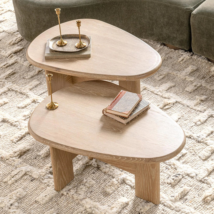 Classic Home - Langford Coffee Table Small in Coastal Drift - 51031864 - GreatFurnitureDeal