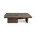 Classic Home - Melina 2 Piece 63" Coffee Table in Havana Brown - 51031867 - GreatFurnitureDeal