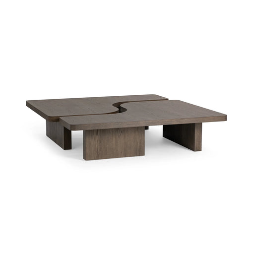 Classic Home - Melina 2 Piece 63" Coffee Table in Havana Brown - 51031867 - GreatFurnitureDeal