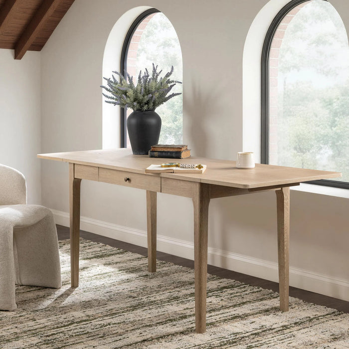 Classic Home - Karl 48"-72" Extendable Desk in Coastal Drift - 51031869