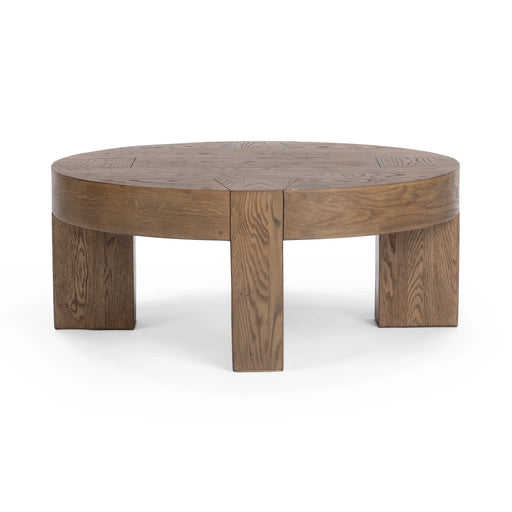 Classic Home - Bristol Round Coffee Table in Cafe Brown - 51031875 - GreatFurnitureDeal