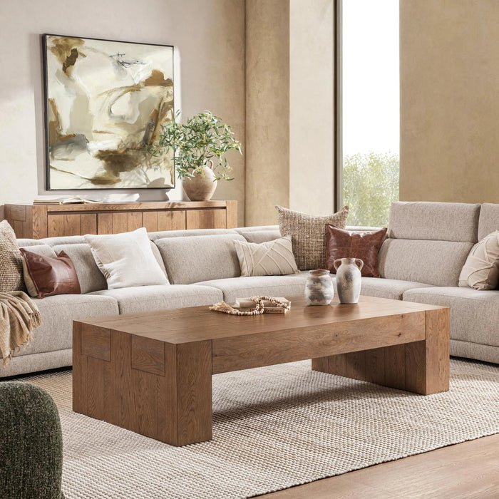 Classic Home - Bristol 70" Coffee Table in Cafe Brown - 51031917 - GreatFurnitureDeal