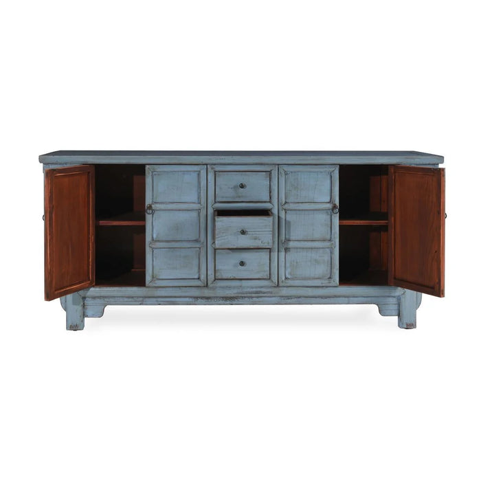 Classic Home - Crafton 3 Drawer Cabinet in Blue - 52003815 - GreatFurnitureDeal