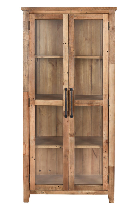 Kosas Home - Amsterdam Reclaimed - Pine Display Cabinet - 52003909 - GreatFurnitureDeal
