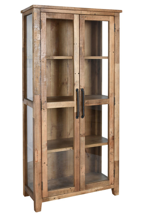 Kosas Home - Amsterdam Reclaimed - Pine Display Cabinet - 52003909 - GreatFurnitureDeal