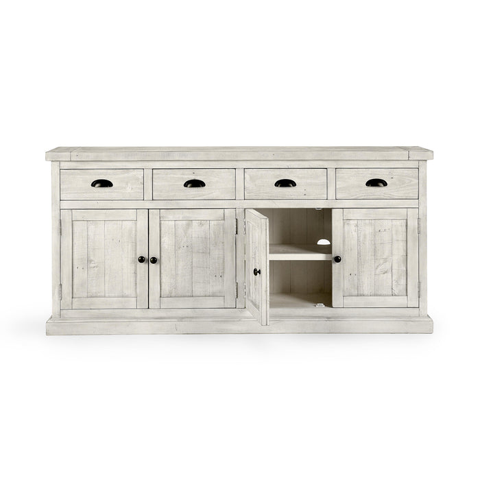 Kosas Home - Caleb 4 Dwr 4 Dr Sideboard Nordic Ivory - 52003964 - GreatFurnitureDeal