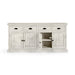 Kosas Home - Caleb 4 Dwr 4 Dr Sideboard Nordic Ivory - 52003964 - GreatFurnitureDeal