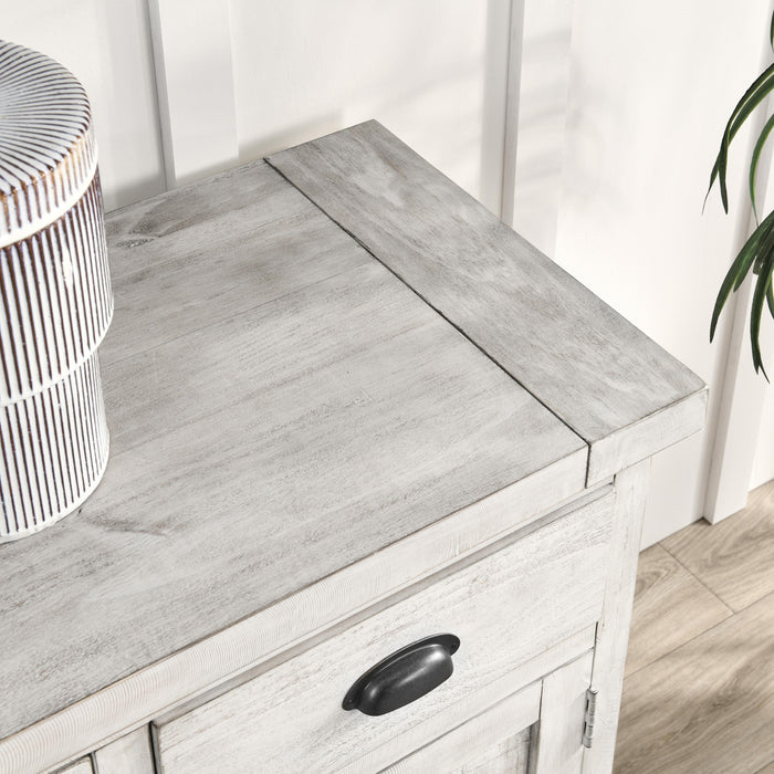 Kosas Home - Caleb 4 Dwr 4 Dr Sideboard Nordic Ivory - 52003964 - GreatFurnitureDeal