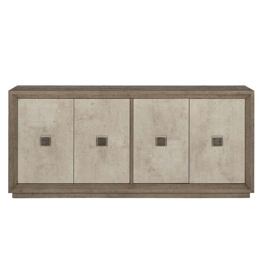 Classic Home - Denver Reclaimed Pine 4Dr Cabinet Distressed Gray/Weathered Chalk - 52004066 - GreatFurnitureDeal