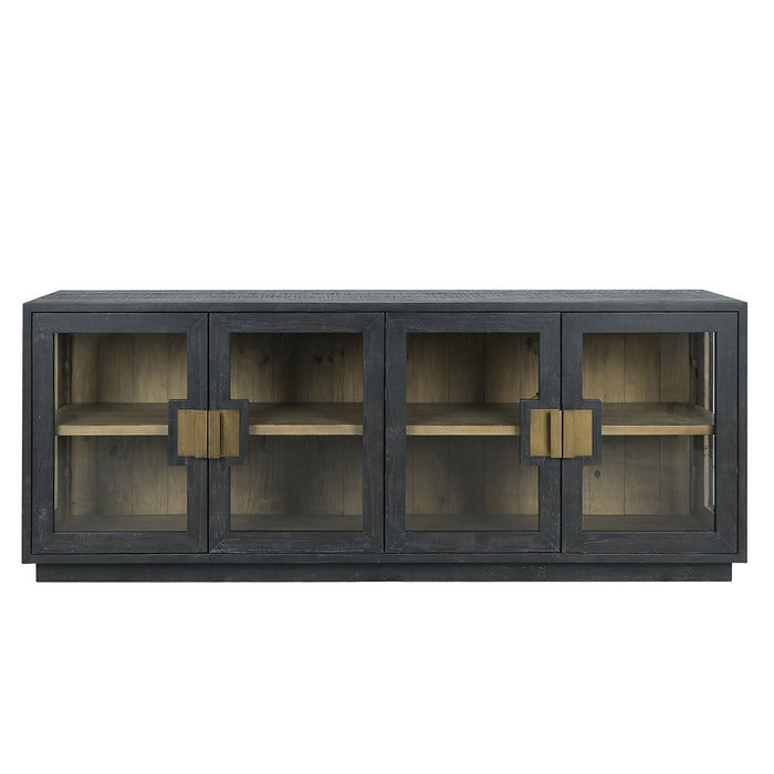 Classic Home Furniture - Larson 4 Door Sideboard in Black - 52004078