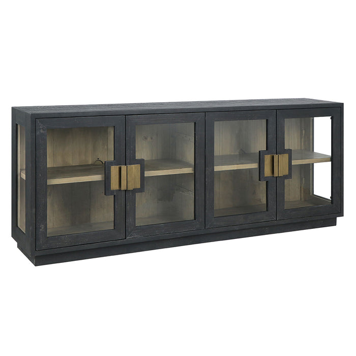 Classic Home Furniture - Larson 4 Door Sideboard in Black - 52004078