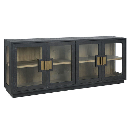 Classic Home - Larson 4 Door Sideboard in Black - 52004078 - GreatFurnitureDeal