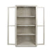Kosas Home - Caleb Reclaimed - Pine Display Cabinet in Ivory - 52004096 - GreatFurnitureDeal