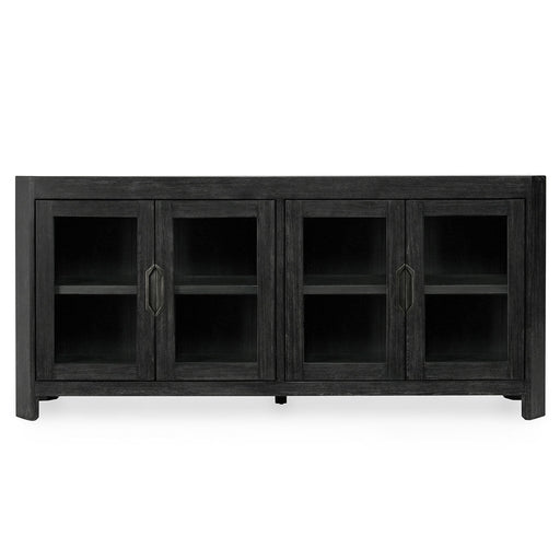 Classic Home - Macarthur Reclaimed Oak 4Dr Cabinet Antique Black - 52004123 - GreatFurnitureDeal