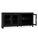 Classic Home Furniture - Macarthur Reclaimed Oak 4Dr Cabinet Antique Black - 52004123 - GreatFurnitureDeal