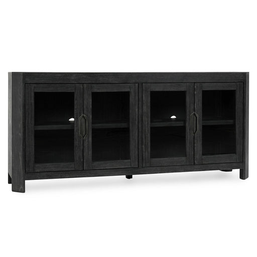 Classic Home - Macarthur Reclaimed Oak 4Dr Cabinet Antique Black - 52004123 - GreatFurnitureDeal