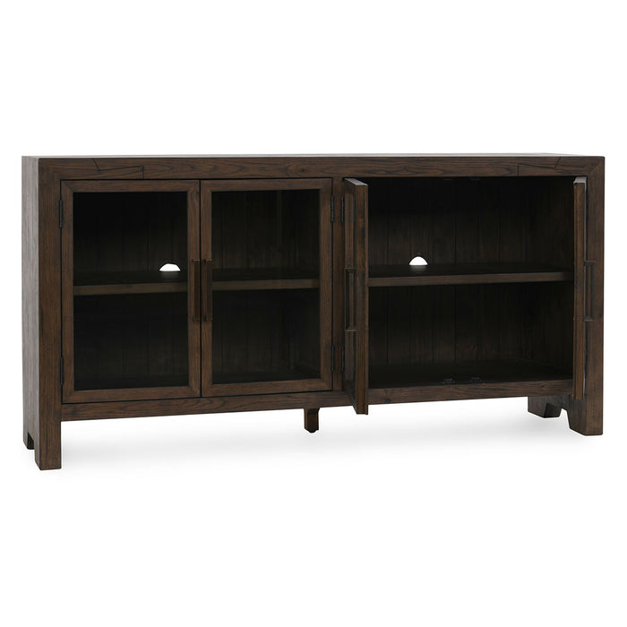 Classic Home Furniture - Troy Reclaimed Oak 4Dr Buffet Suede Brown - 52004124