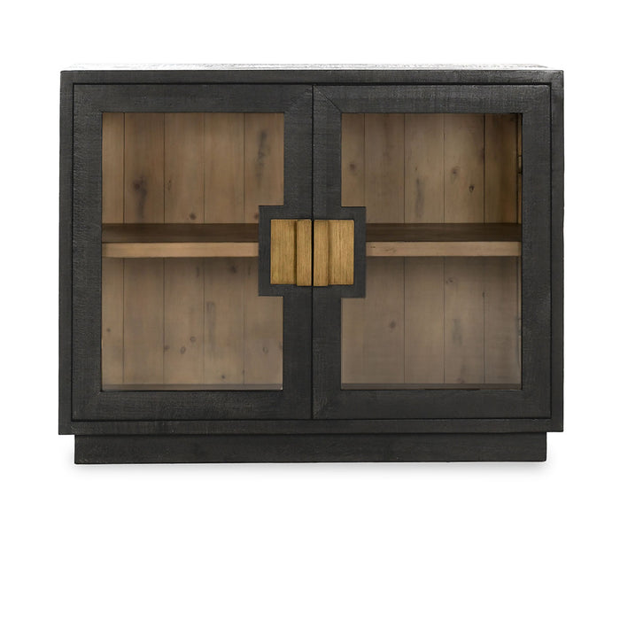 Classic Home Furniture - Larson Reclaimed Pine 2Dr Cabinet Antique Black - 52004148