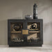 Classic Home Furniture - Larson Reclaimed Pine 2Dr Cabinet Antique Black - 52004148 - GreatFurnitureDeal