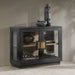 Classic Home Furniture - Larson Reclaimed Pine 2Dr Cabinet Antique Black - 52004148 - GreatFurnitureDeal
