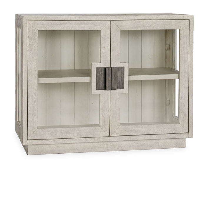 Classic Home Furniture - Larson Reclaimed Pine 2Dr Cabinet Gray Wash - 52004145 - GreatFurnitureDeal