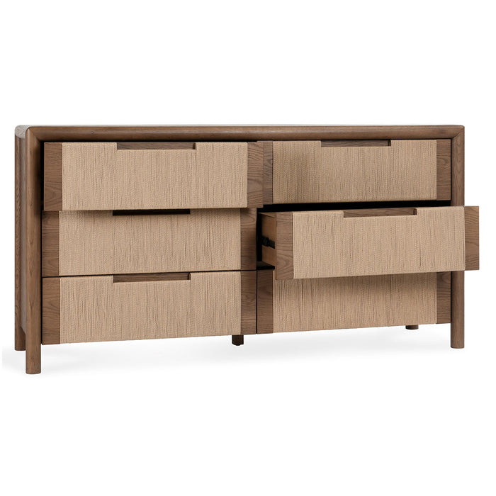 Classic Home Furniture - Corda Oak Wood 6Dwr Dresser Brown/Natural - 52004148