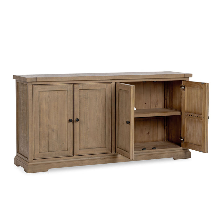 Kosas Home - Allegra 4-Door Reclaimed Pine Wood Buffet Sideboard - 52004189 - GreatFurnitureDeal