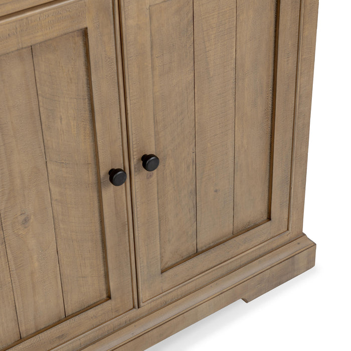 Kosas Home - Allegra 4-Door Reclaimed Pine Wood Buffet Sideboard - 52004189 - GreatFurnitureDeal