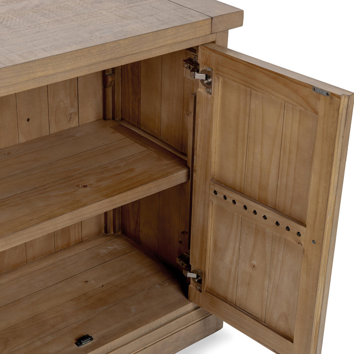 Kosas Home - Allegra 4-Door Reclaimed Pine Wood Buffet Sideboard - 52004189 - GreatFurnitureDeal