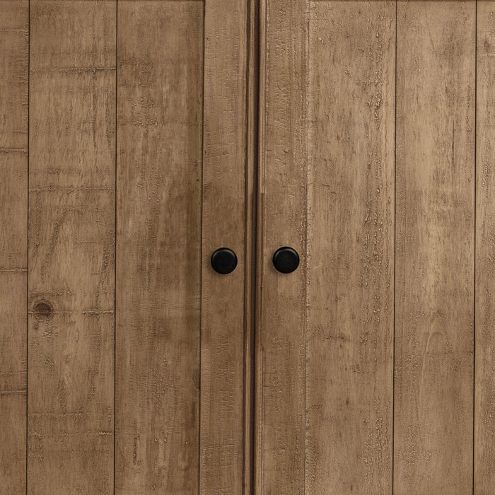 Kosas Home - Allegra 4-Door Reclaimed Pine Wood Buffet Sideboard - 52004189 - GreatFurnitureDeal