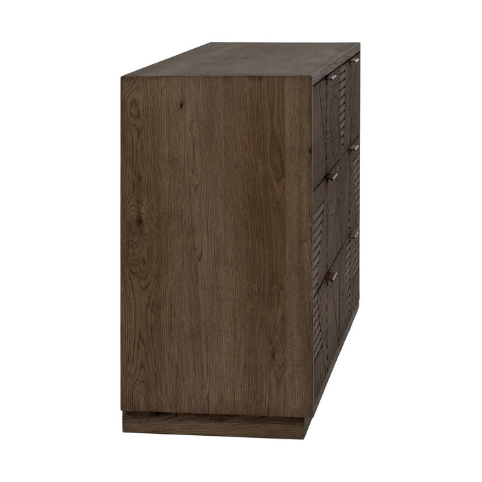 Classic Home - Santa Clara Solid Wood 6Dwr Dresser - Toasted Brown - 52004211 - GreatFurnitureDeal