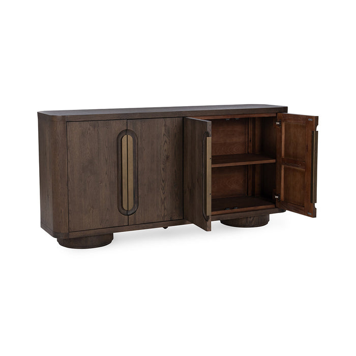 Classic Home - Tiber Solid Wood 4Dr Buffet - 52004212 - GreatFurnitureDeal