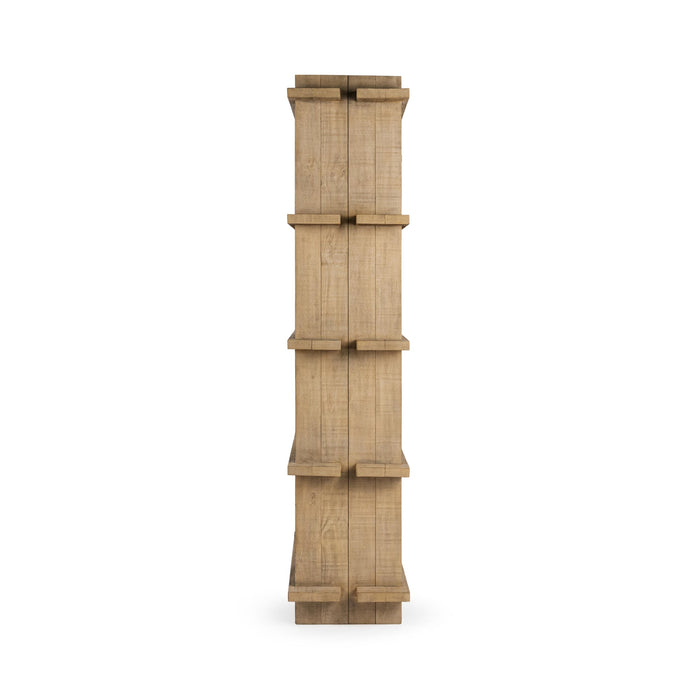 Classic Home - Karlla Bookshelf in Natural Clay - 52004236