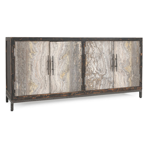 Classic Home Furniture - Lisbon Reclaimed Pine 4Dr Cabinet - 52004553 - GreatFurnitureDeal