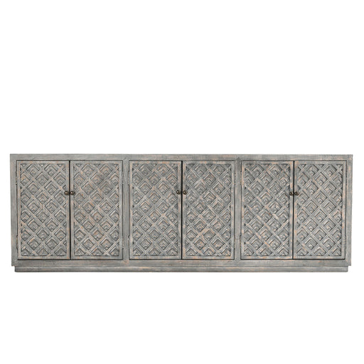 Classic Home Furniture - Jonas Reclaimed Pine 6Dr Cabinet Timeworn Gray - 52004569 - GreatFurnitureDeal