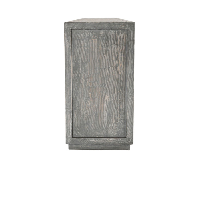 Classic Home Furniture - Jonas Reclaimed Pine 6Dr Cabinet Timeworn Gray - 52004569 - GreatFurnitureDeal