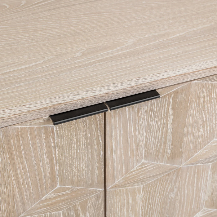 Classic Home - Mira Oak Wood Cabinet in Soft Ash - 52004671